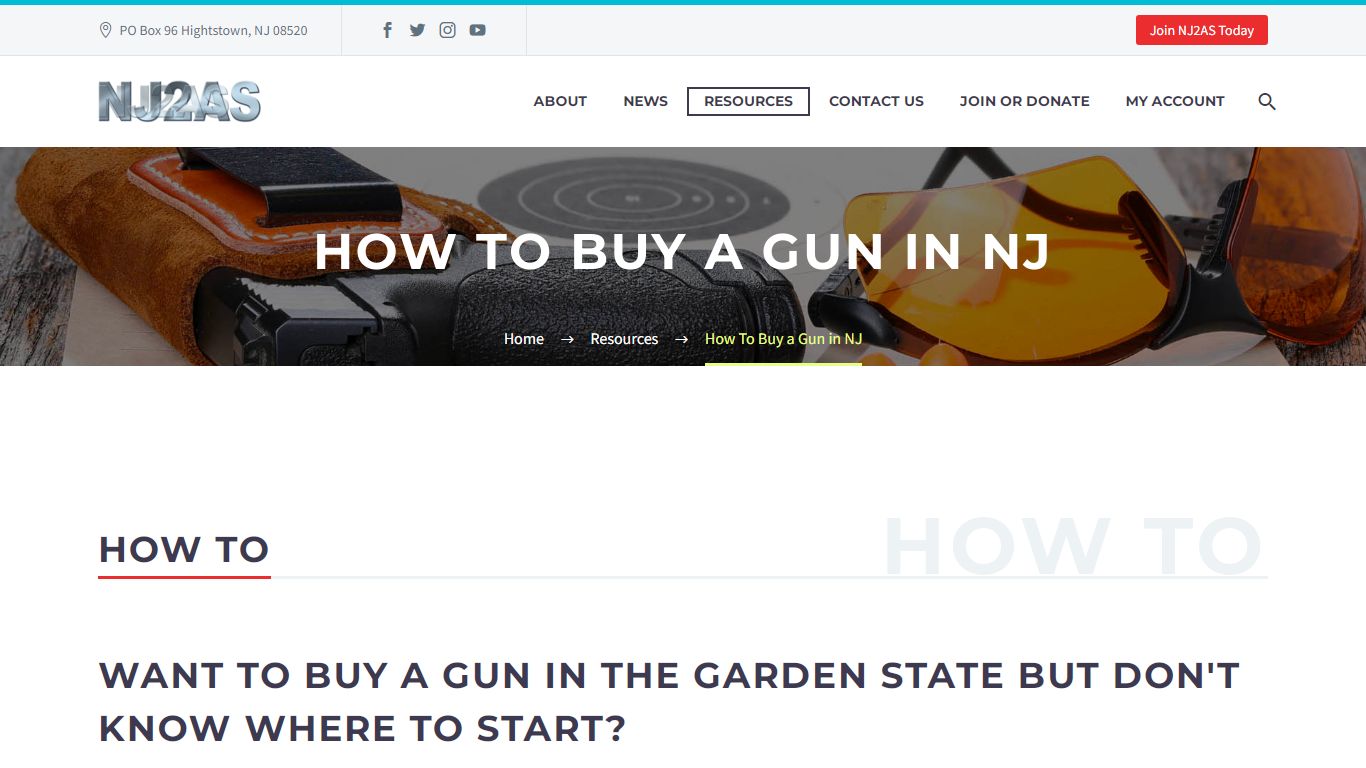 How To Buy a Gun in NJ | NJ2AS